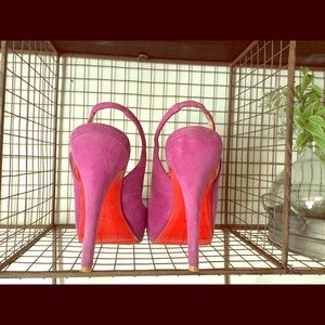 Christian Louboutin Peeptoe Slingbacks - Authentic